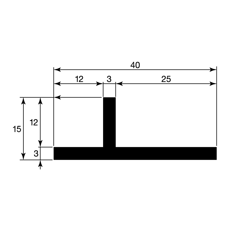 T-Profil gepresst / EN 755-2 / EN 755-9